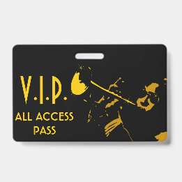 VIP All Access-kort för musikaliskt evenemang