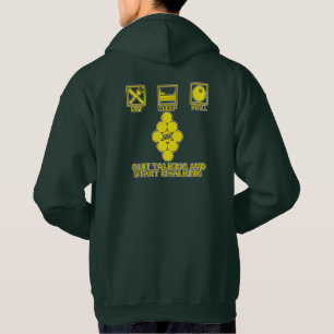 Vip-biljard - äta, sova, slå samman hoodie