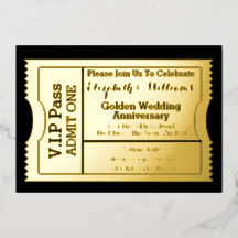 VIP-biljett Golden Wedding Anniversary Ticket