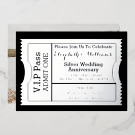 VIP-biljett Silver Bröllopsjubileum
