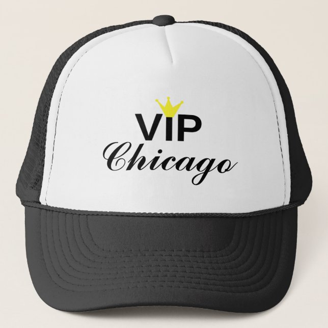 VIP Crown Chicago Truckerhatt Keps (Framsida)