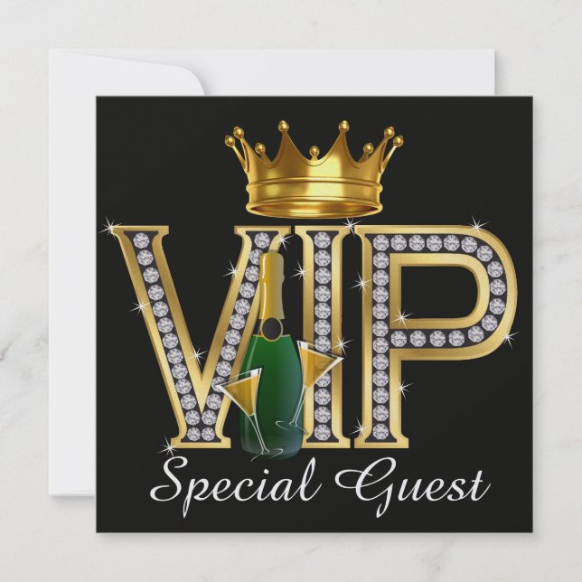 VIP-fest - Speciell inbjudan till evenemang - SRF (Framsida)