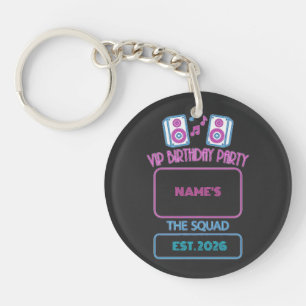 VIP Födelsedagsfest Neon Squad Personlig Gäst N