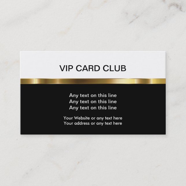 VIP-företagskort Visitkort (Framsida)