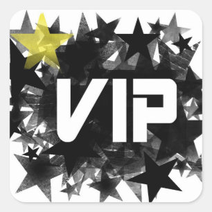 VIP FYRKANTIGT KLISTERMÄRKE