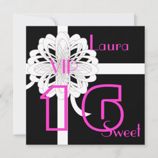 VIP Gigantic Sweet sixteen Gift-inbjudan - Cust. Inbjudningar
