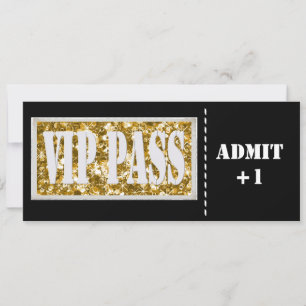VIP-inbjudan till Black och Guld party Inbjudningar