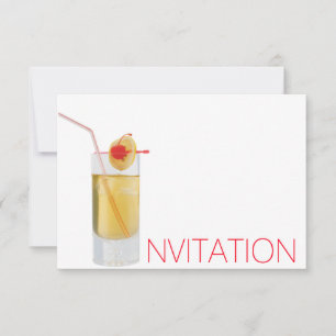 VIP-inbjudan till Drink Cocktail-part Inbjudningar