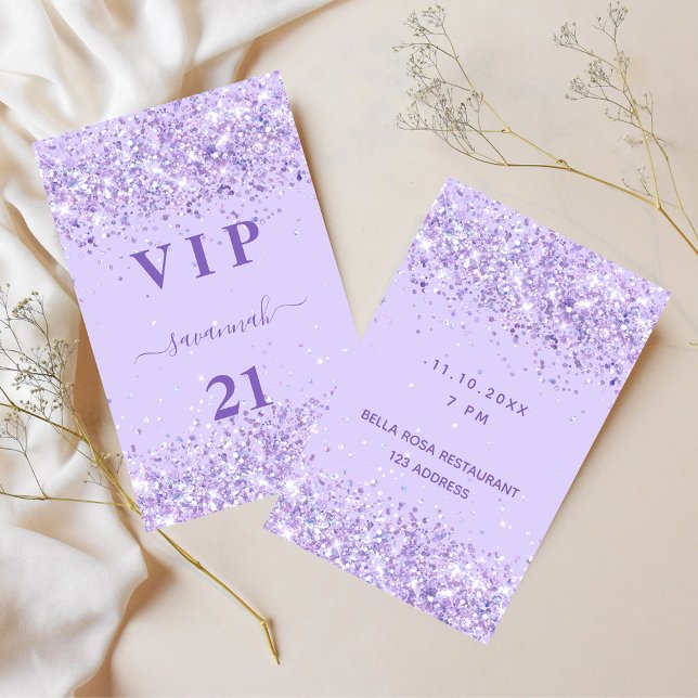 VIP-inbjudan till födelsedagsvaktare Visitkort (Skapare uppladdad)