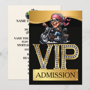 VIP-inbjudan till MC-fest Inbjudningar