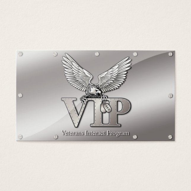 VIP-informationskort Visitkort (Framsidan)
