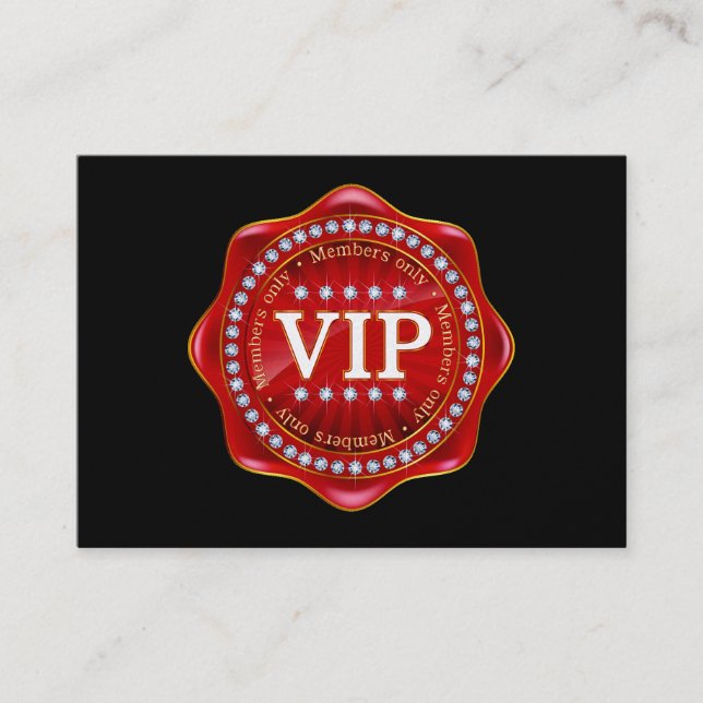 VIP-kort för klienter - SRF Visitkort (Framsida)