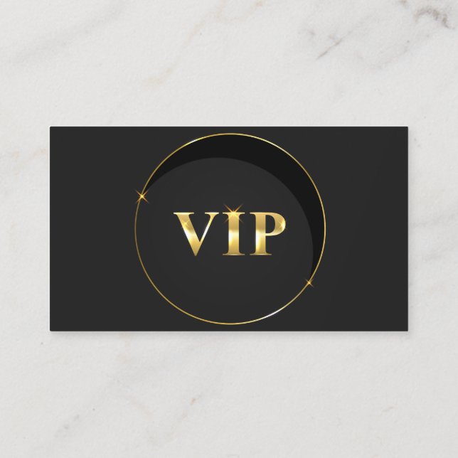 VIP-kort Visitkort (Baksida)