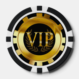 VIP Laurel Wansen Las Vegas guld svart Poker Marker