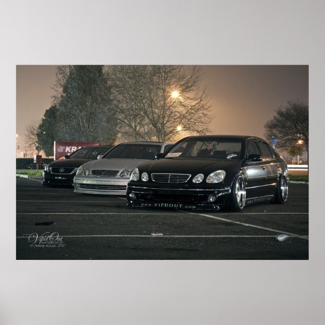 VIP Lexus GS x 3 Poster (Framsidan)