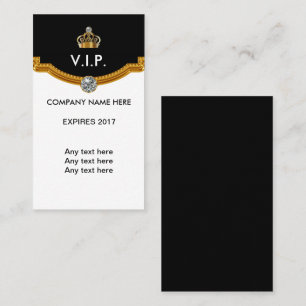 Vip-medlemskapkort Visitkort