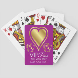 VIP PASS - Casino - Bridge Klubb - Spelkort