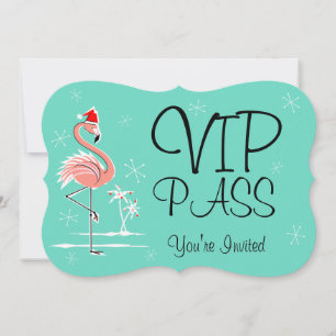 VIP PASS-inbjudan för julklapp Inbjudningar