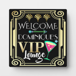 VIP Plaque