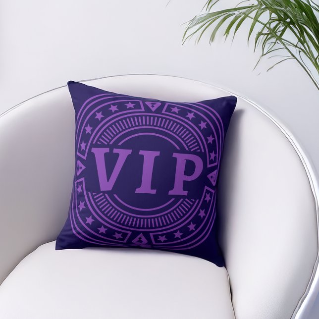 VIP Reserved Seat Retro Custom Colors Kudde (Skapare uppladdad)