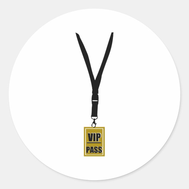 VIP RUNT KLISTERMÄRKE (Framsida)