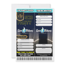 VIP Skate Party Inbjudningar