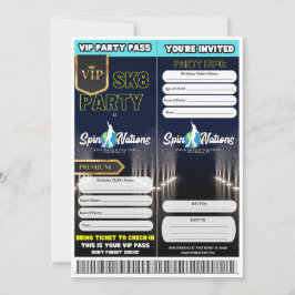 VIP-skridsko-fest-inbjudningar Inbjudningar