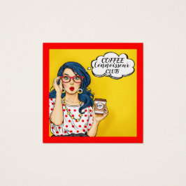 VIP Square Business, Gift, Meddelandekort och mer Fyrkantigt Visitkort