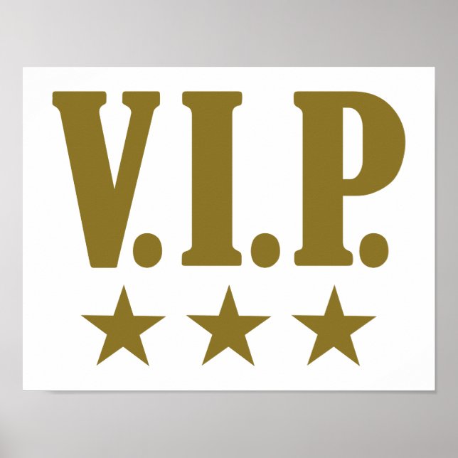 VIP-stjärnor Poster (Framsidan)