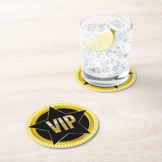 VIP UNDERLÄGG PAPPER RUND (Insitu)