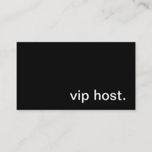 VIP varar värd visitkorten Visitkort