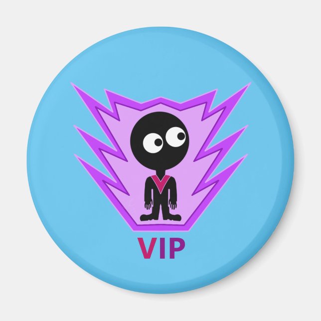 VIP Visitor Alien Magnet (Framsidan)