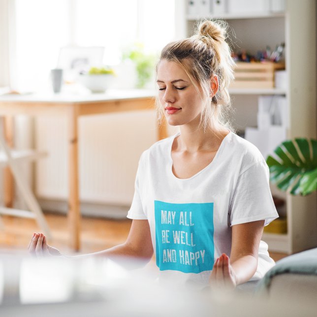 Vipassana Meditation kan vara bra och Lycklig T Shirt (Skapare uppladdad)