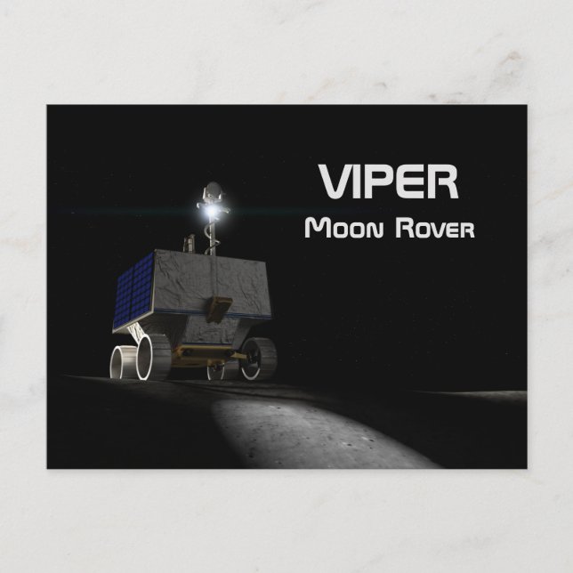 VIPER Måne Rover Vykort (Framsida)