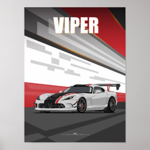 Viper Muskelbil Poster