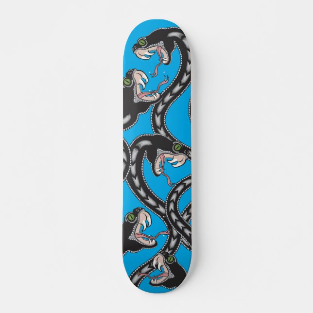 Viper Pit - blå Skateboard Bräda 20,5 Cm (Framsida)