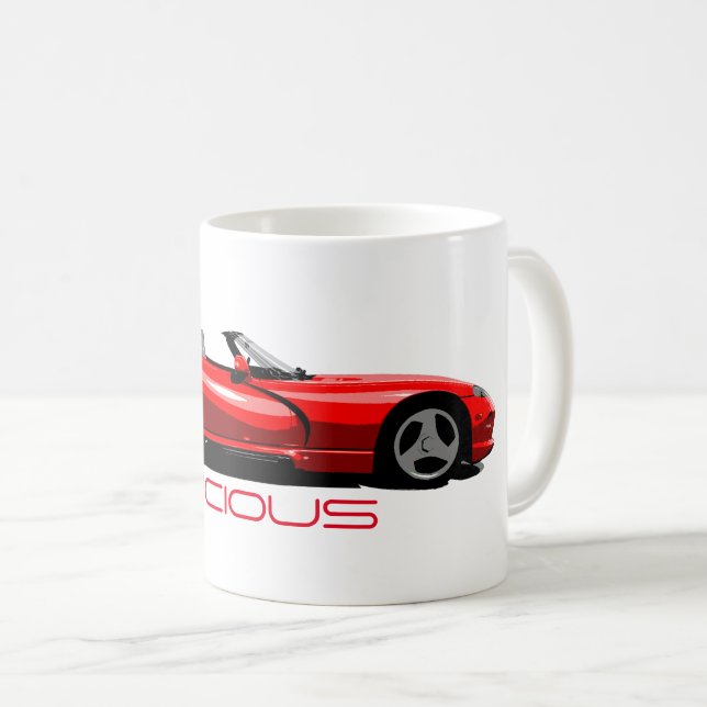 Viperadae Sports Car Mu Coffee Mugg (Framsida höger)
