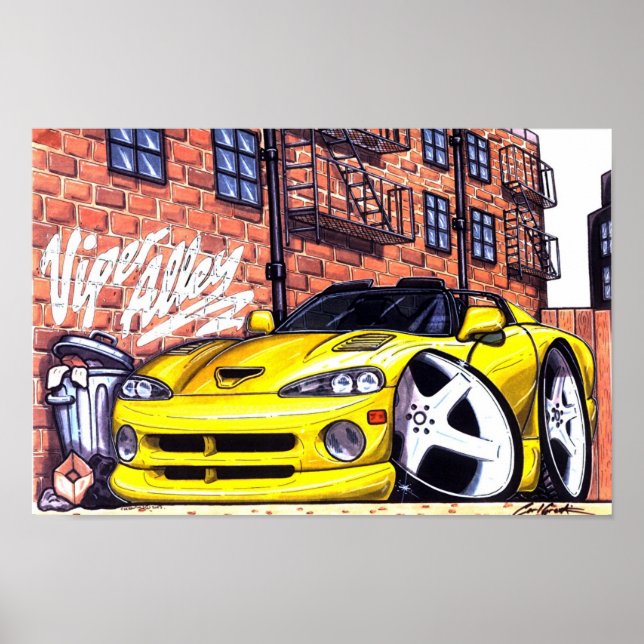 ViperAlley Roadster-Logotyp Poster (Framsidan)