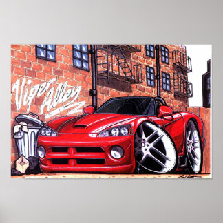 ViperAlley SRT10-Logotyp Poster