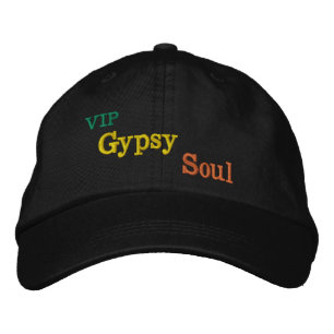 VIPgypsy-justerbart tak Broderad Keps