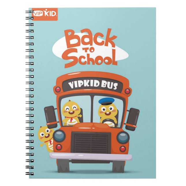VIPKID-back to schoolanteckningsbok 2 Anteckningsbok (Framsidan)