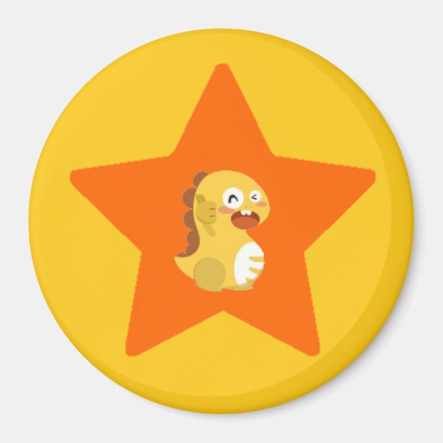 VIPKID Dino Magnet Star (Framsidan)