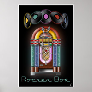 Vippan boxas Jukeboxaffischen Poster