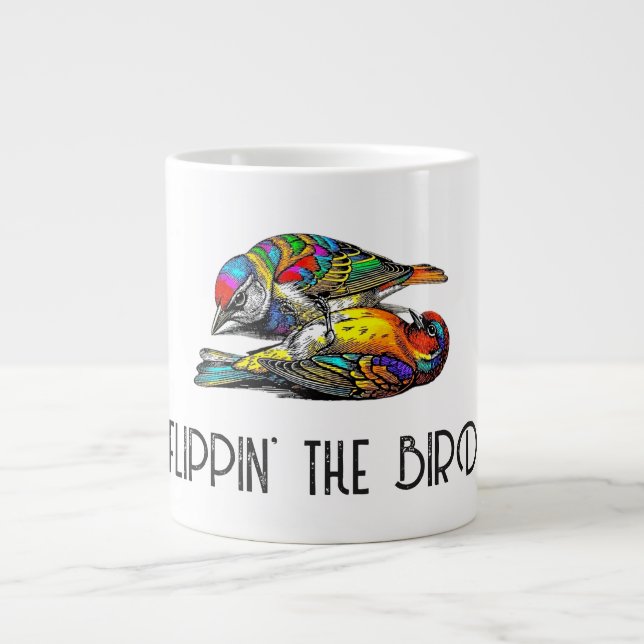 VIPPAR FÅGELN JUMBO MUGG (Framsidan)