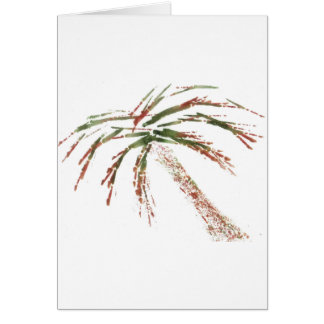 Vippning av handflatan hälsningskort