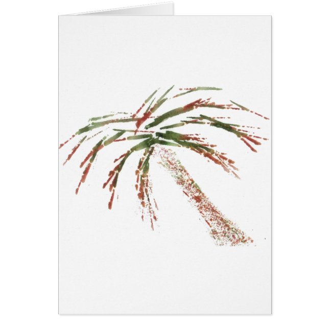 Vippning av handflatan hälsningskort (Framsidan)