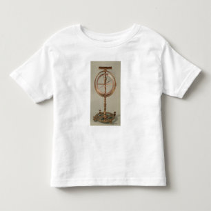 Vippning av kompasset som hör hemma för att räk tee shirt