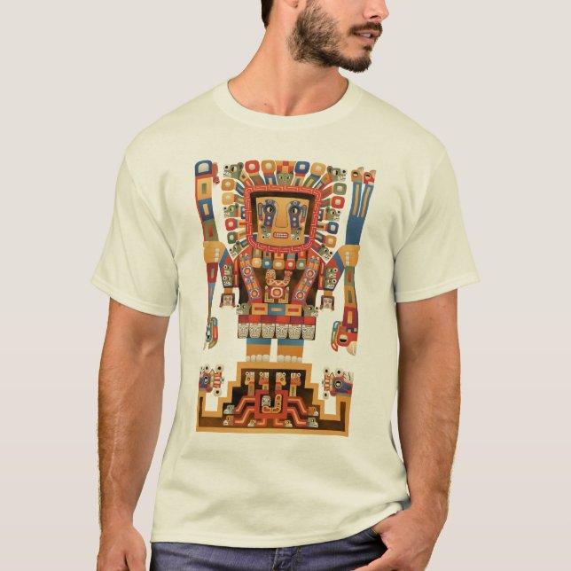 Viracocha av solgrinden tee shirt (Framsida)