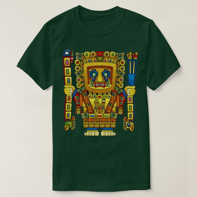 Viracocha Inca Gud Mythology Ancient Mayan Andes W T Shirt (Design framsida)