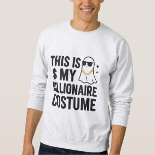 Viral 2025 Billionaire Ghost Halloween Lång Ärmad Tröja
